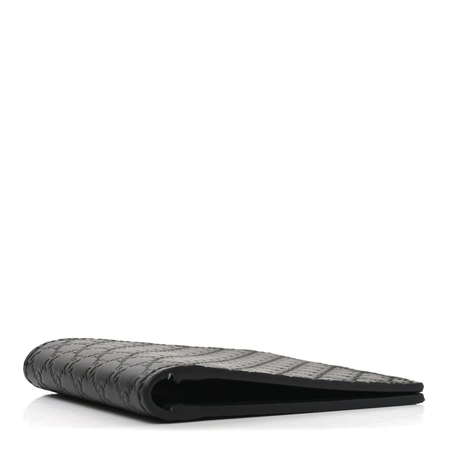 Microguccissima Bi-Fold Wallet Black