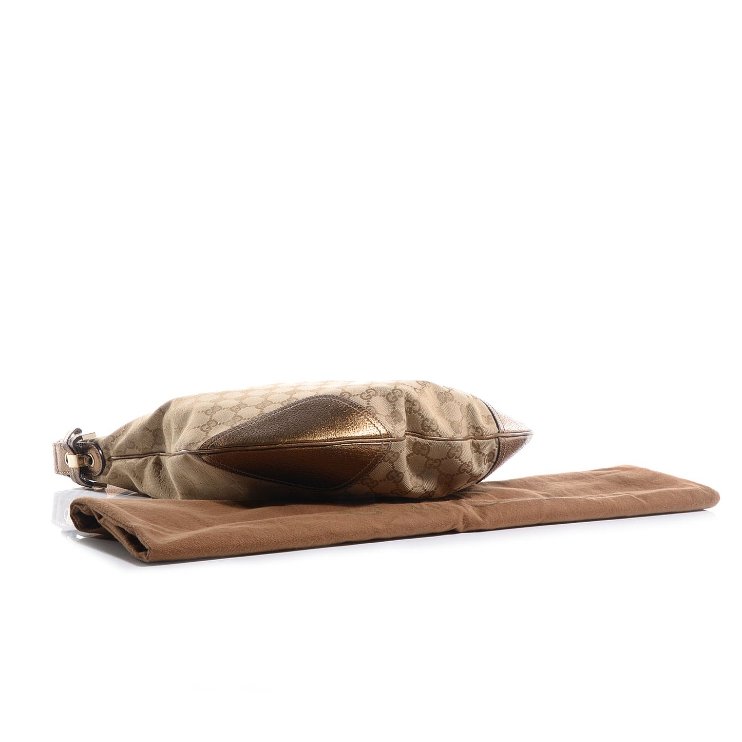 Monogram Princy Hobo Metallic Bronze