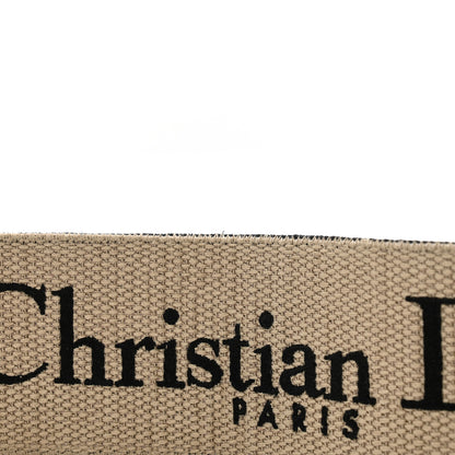 Christian Dior Canvas Embroidered Shoulder Strap Black 6 of 8