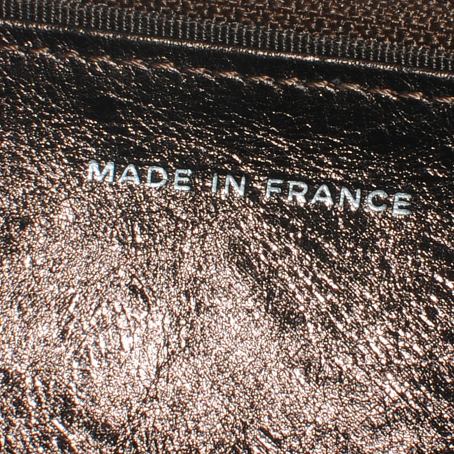 Calfskin Reissue Wallet On Chain WOC Bronze