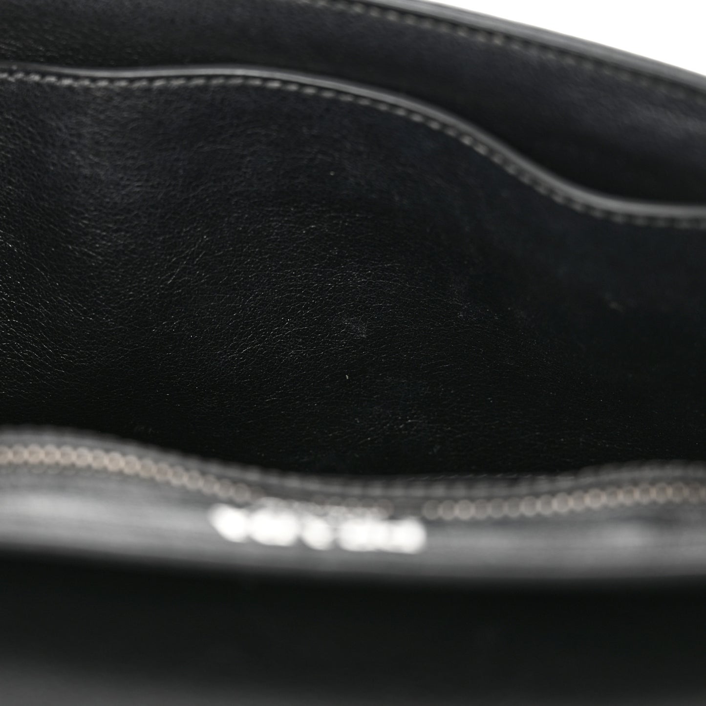 Glace Calfskin Studded Crossbody Black
