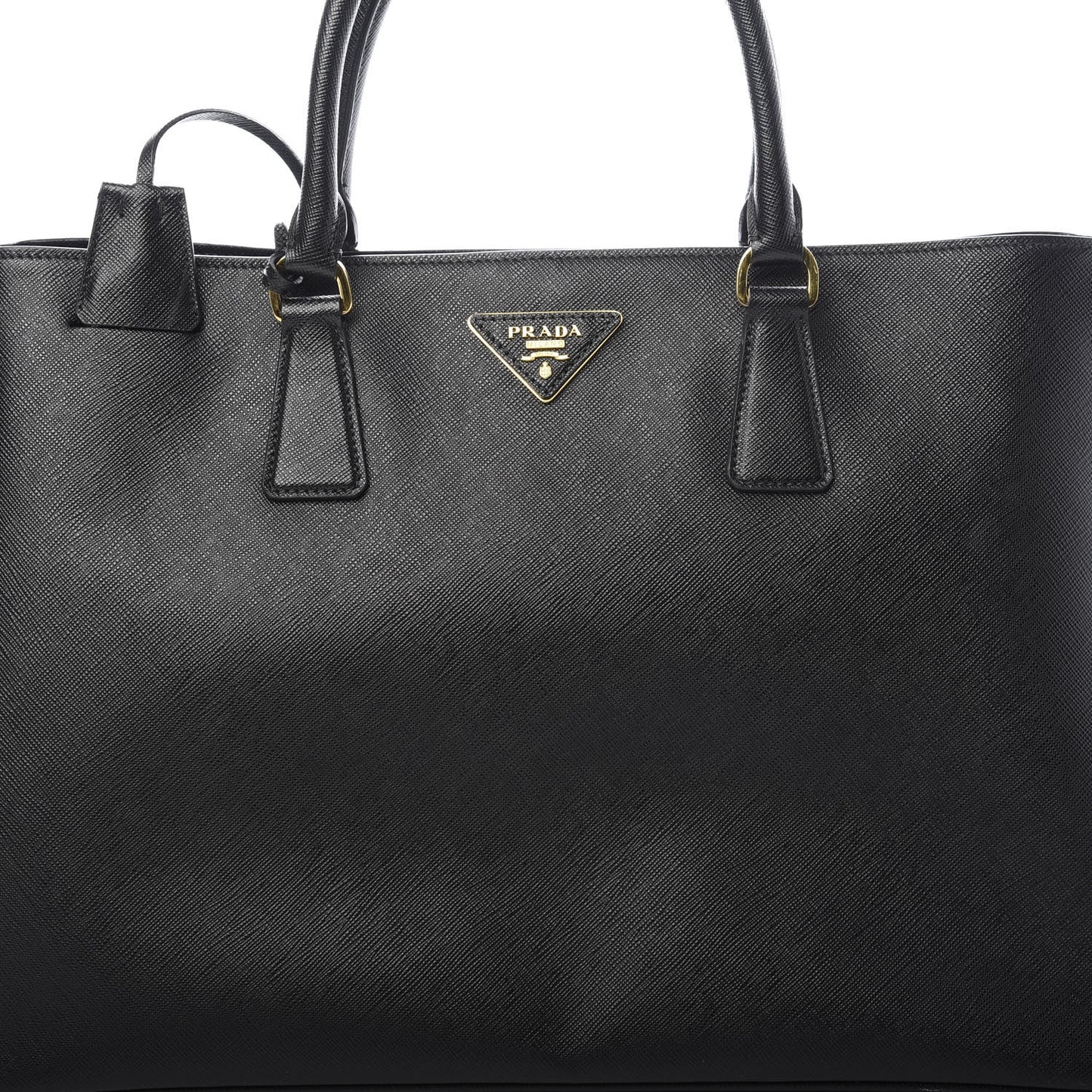 Saffiano Lux Large Tote Black