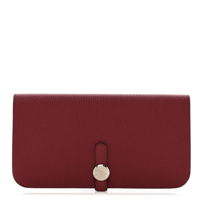 Hermes Togo Dogon Recto Verso Wallet Rubis 1 of 8