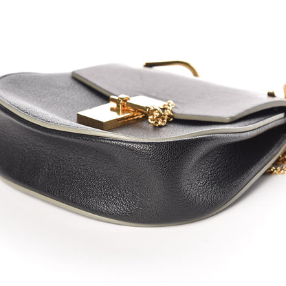 Chloe Grained Lambskin Mini Drew Shoulder Bag Black 6 of 8