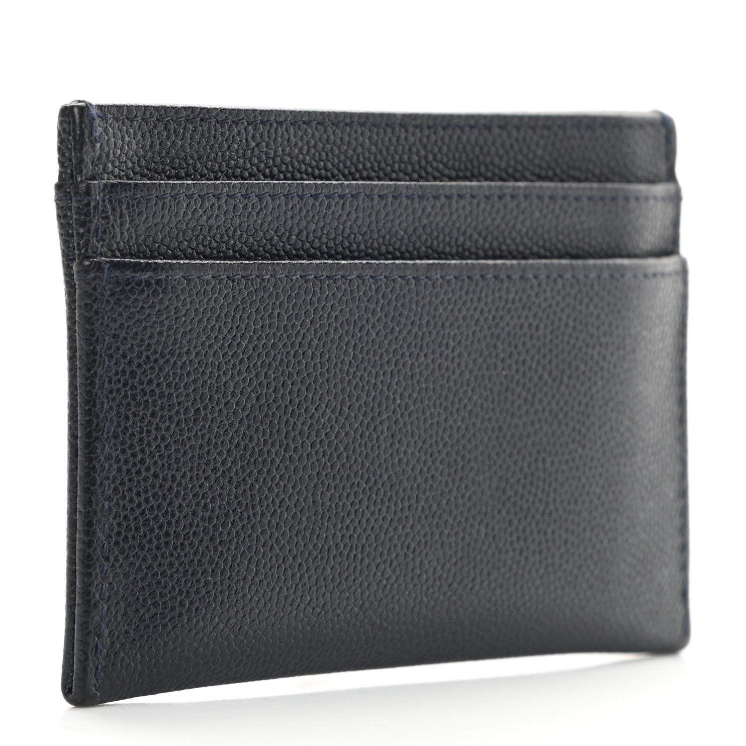 Chanel Caviar Timeless CC Card Holder Navy 3 of 8