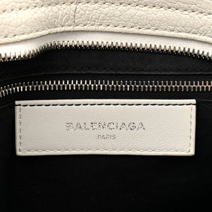Balenciaga Chevre Silver Metallic Edge Hardware City White 7 of 17