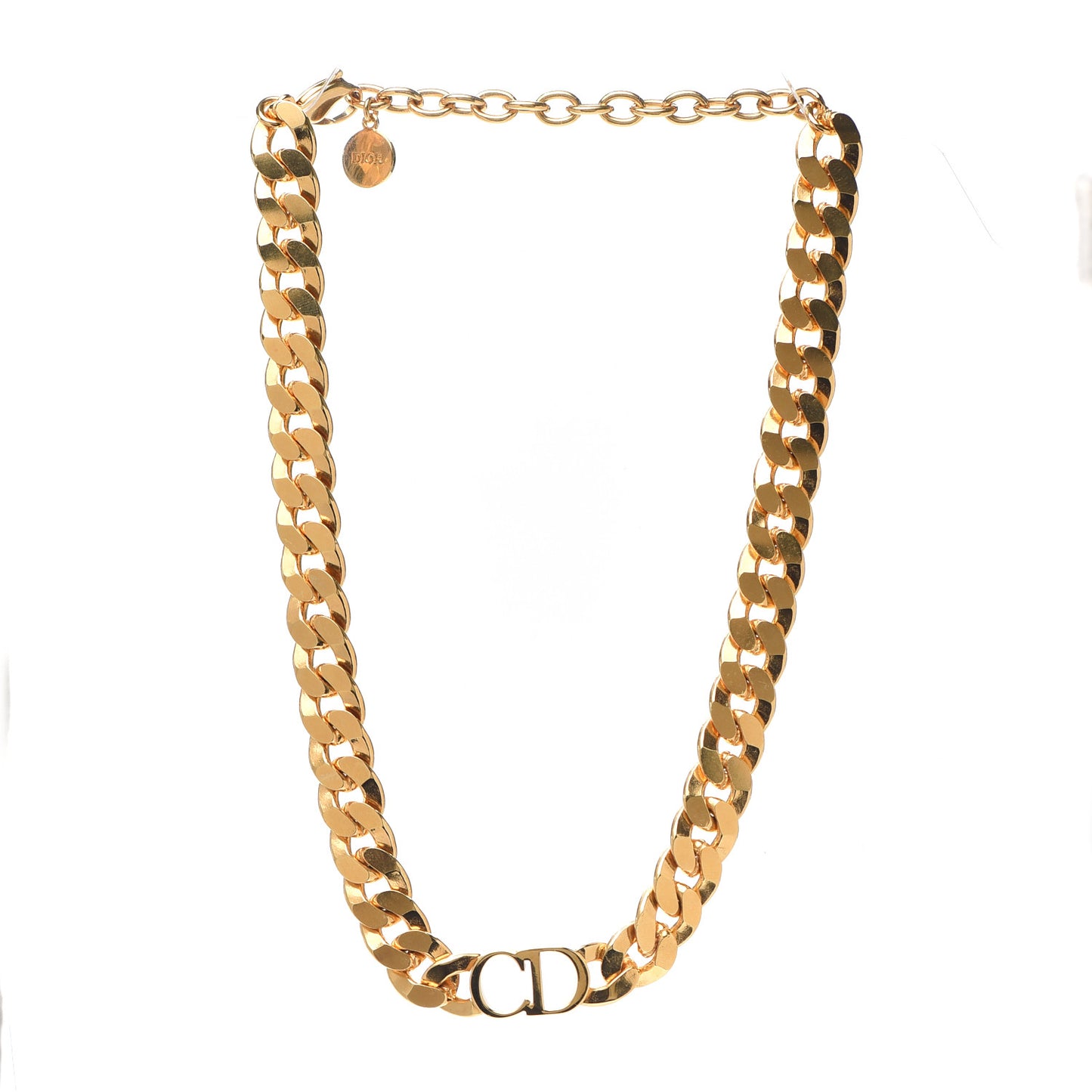 Metal Danseuse Etoile Chain Choker Necklace Gold