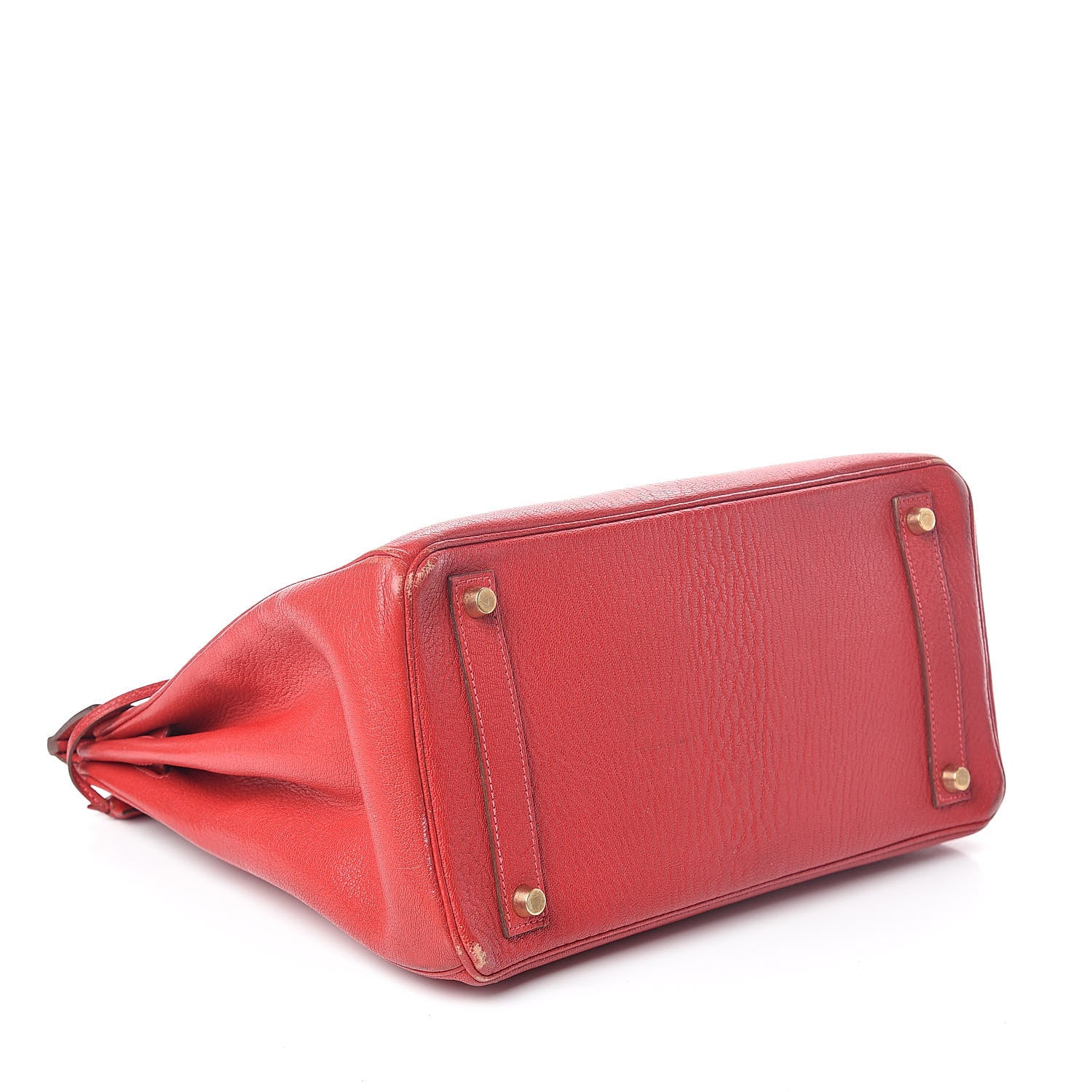 Hermes Chevre Mysore HAC Birkin 32 Rouge Vif 5 of 42