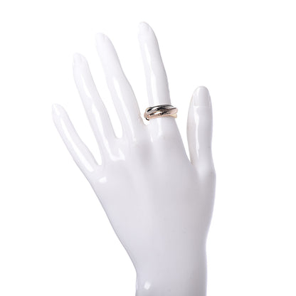 Cartier 18K Pink Yellow White Gold Classic Les Must De Trinity Ring 53 6.25 2 of 5