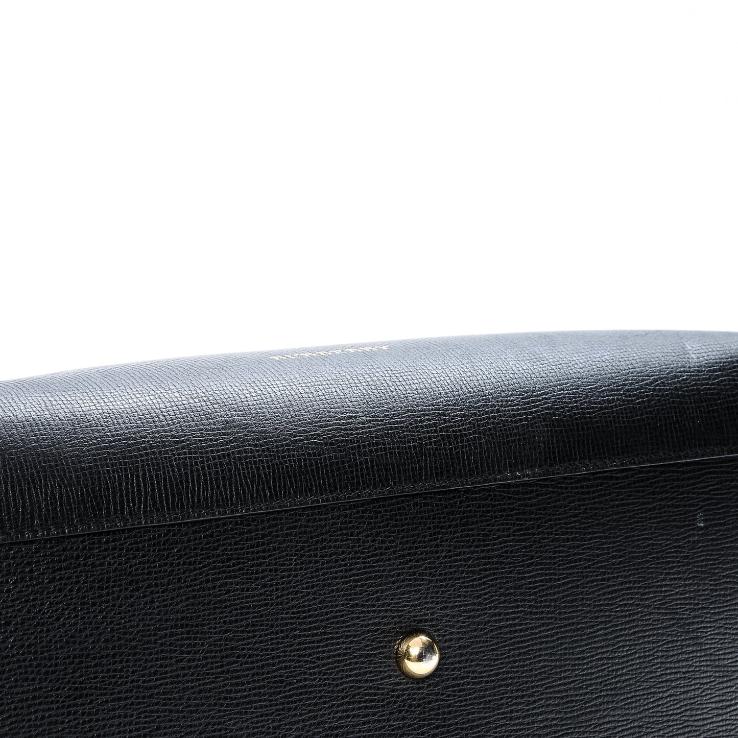 Grainy Calfskin House Check Large Banner Tote Black