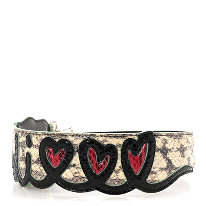Fendi Calfskin Elaphe Open Your Heart Strap You 2 of 6