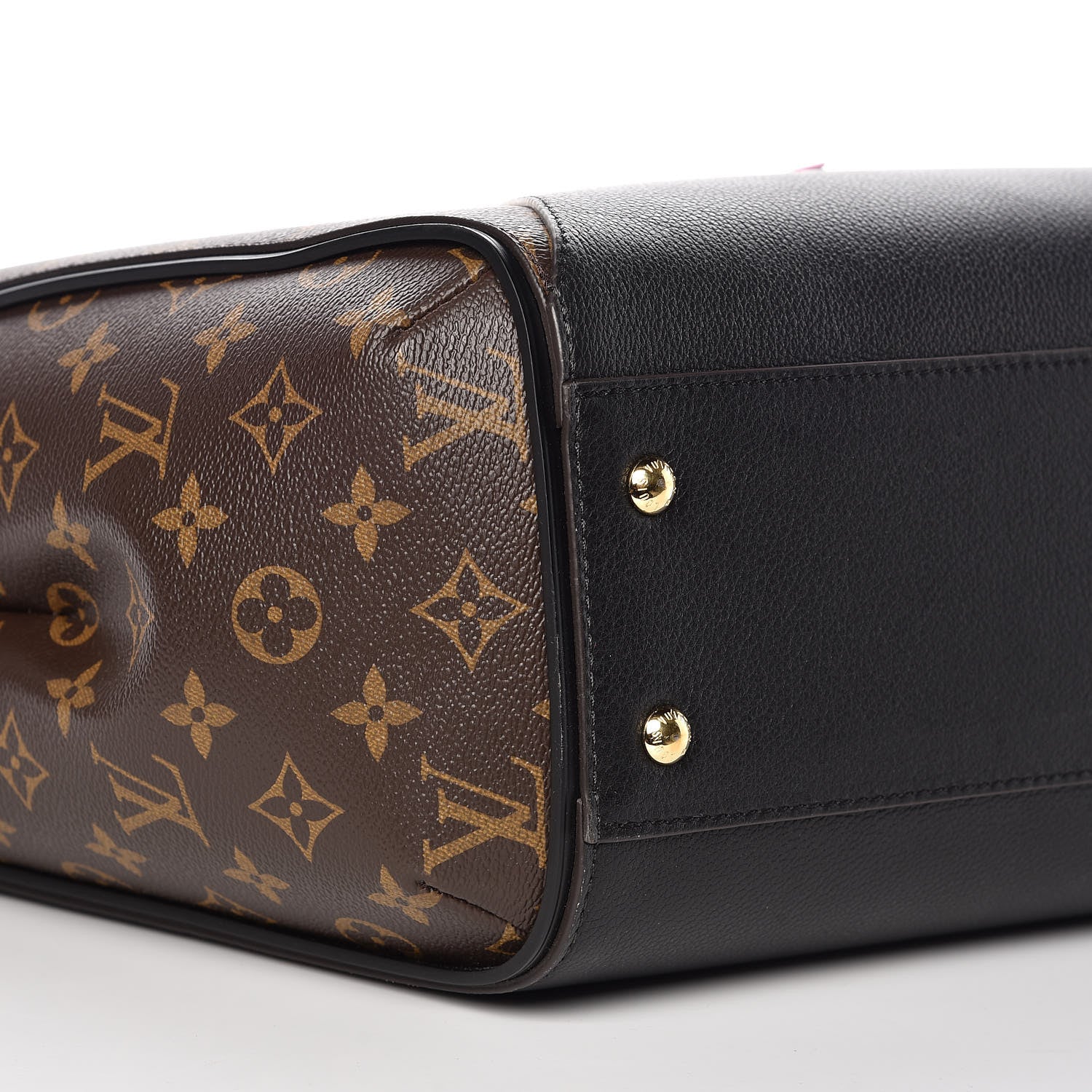 Louis Vuitton Calfskin Monogram Kimono Tote Black 7 of 8