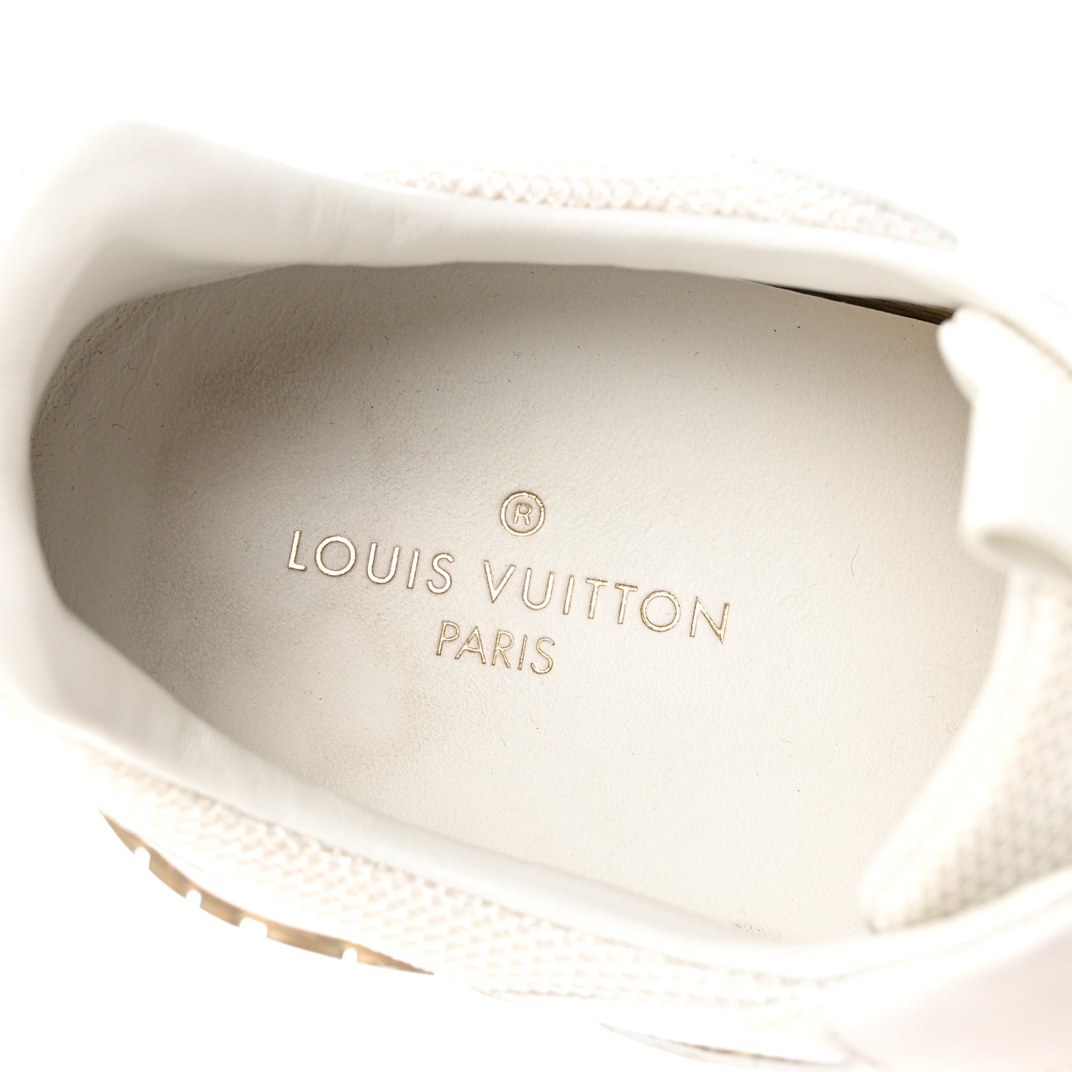 Louis Vuitton Calfskin Mesh Run Away Sneakers 37 White 6 of 10
