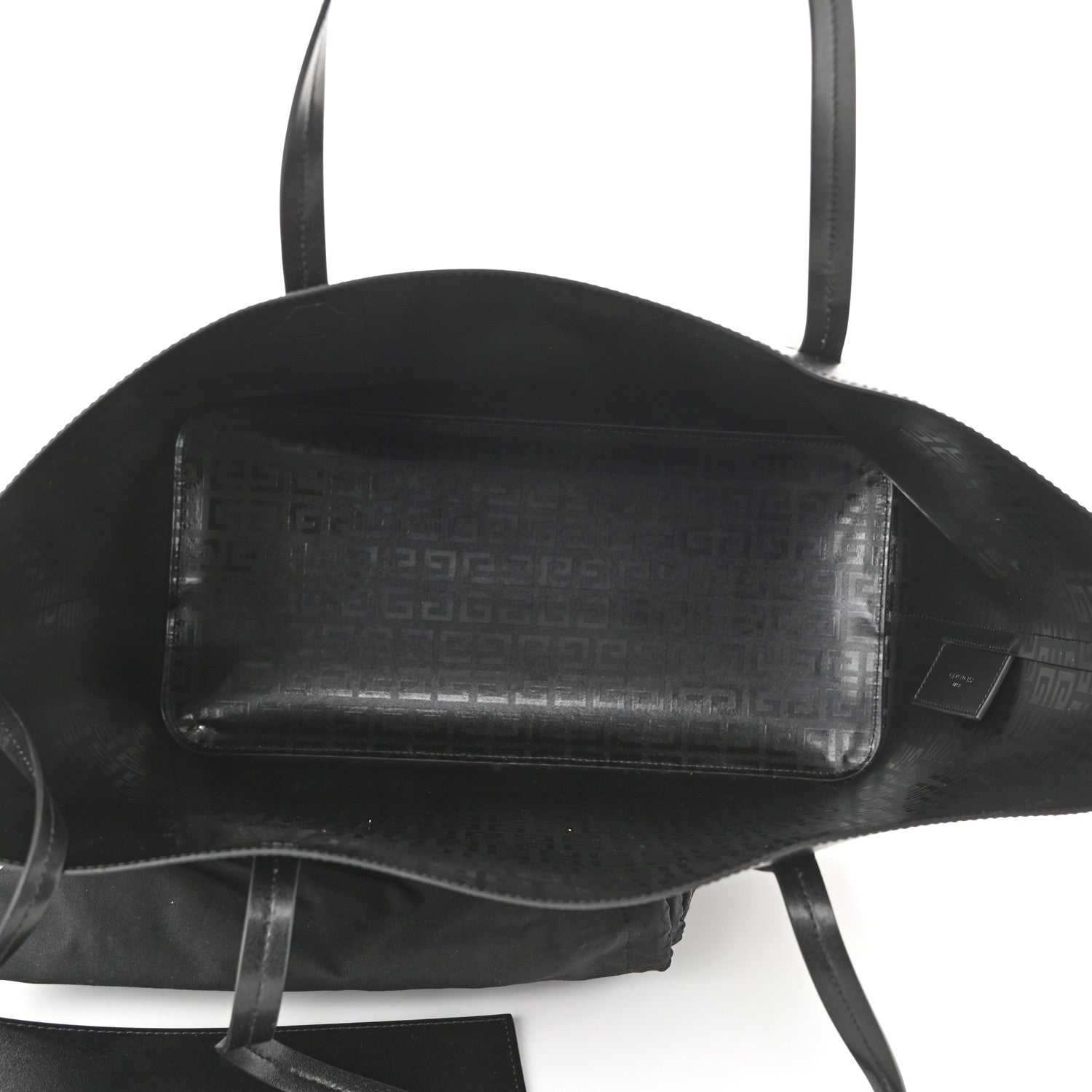 Givenchy Smooth Calfskin Wing Shopping Bag Black 6 of 10