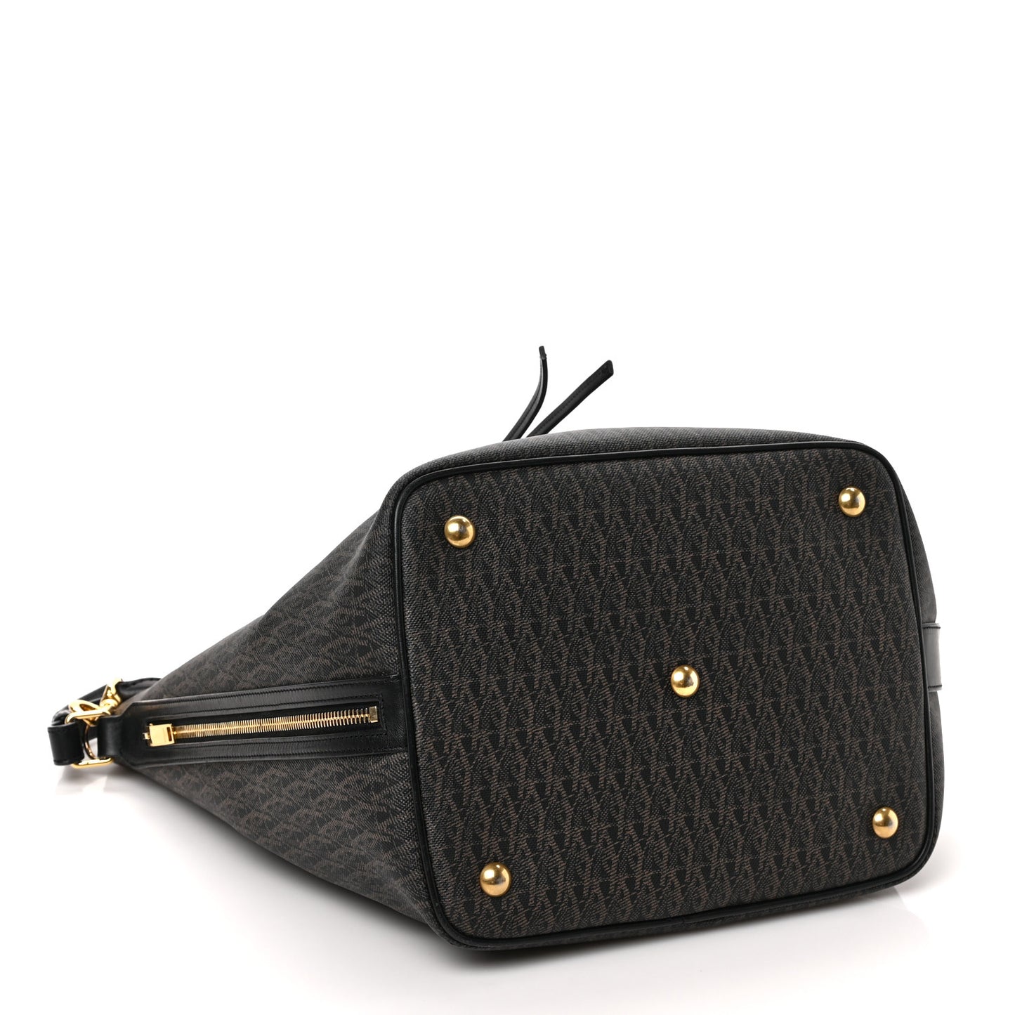 Toile Classic Monogram Emmanuelle Bucket Bag Black