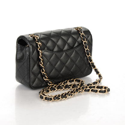 Chanel Caviar Quilted Mini Rectangular Flap Black 3 of 6