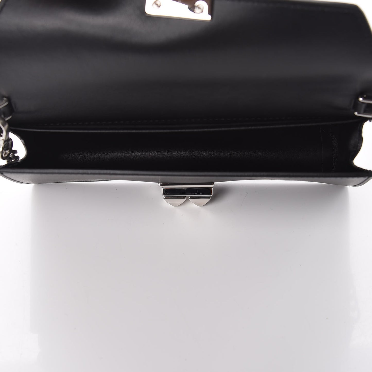 City Calfskin Racing Logo Mini Elektra Crossbody Bag Fuxia Black