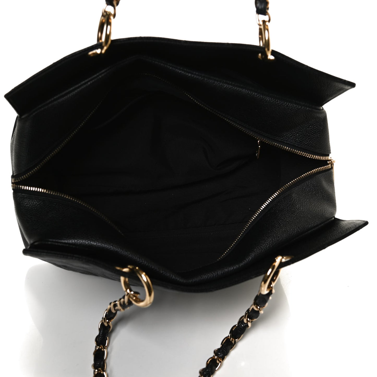 Caviar Quilted Grand Timeless Tote GTT Black