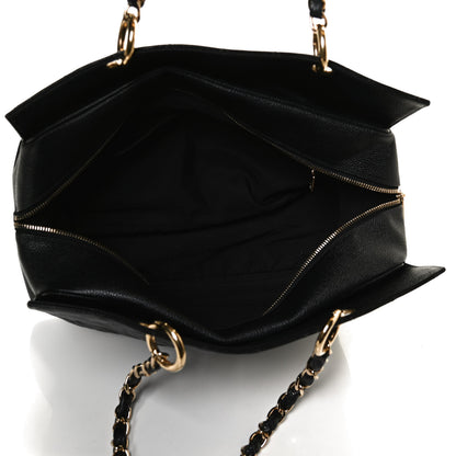 Chanel Caviar Quilted Grand Timeless Tote GTT Black 5 of 12