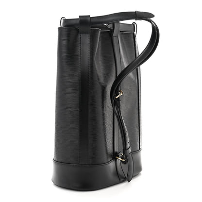 Louis Vuitton Epi Randonnee PM Black 3 of 11