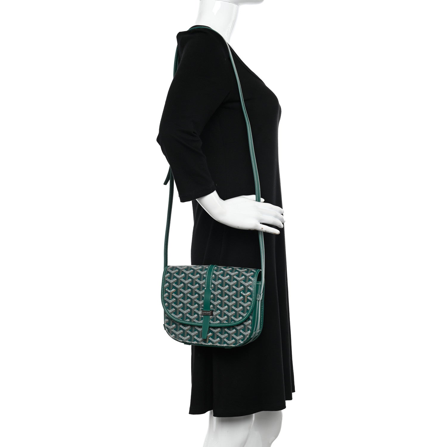 Goyard Goyardine Belvedere II PM Messenger Bag Green 2 of 10