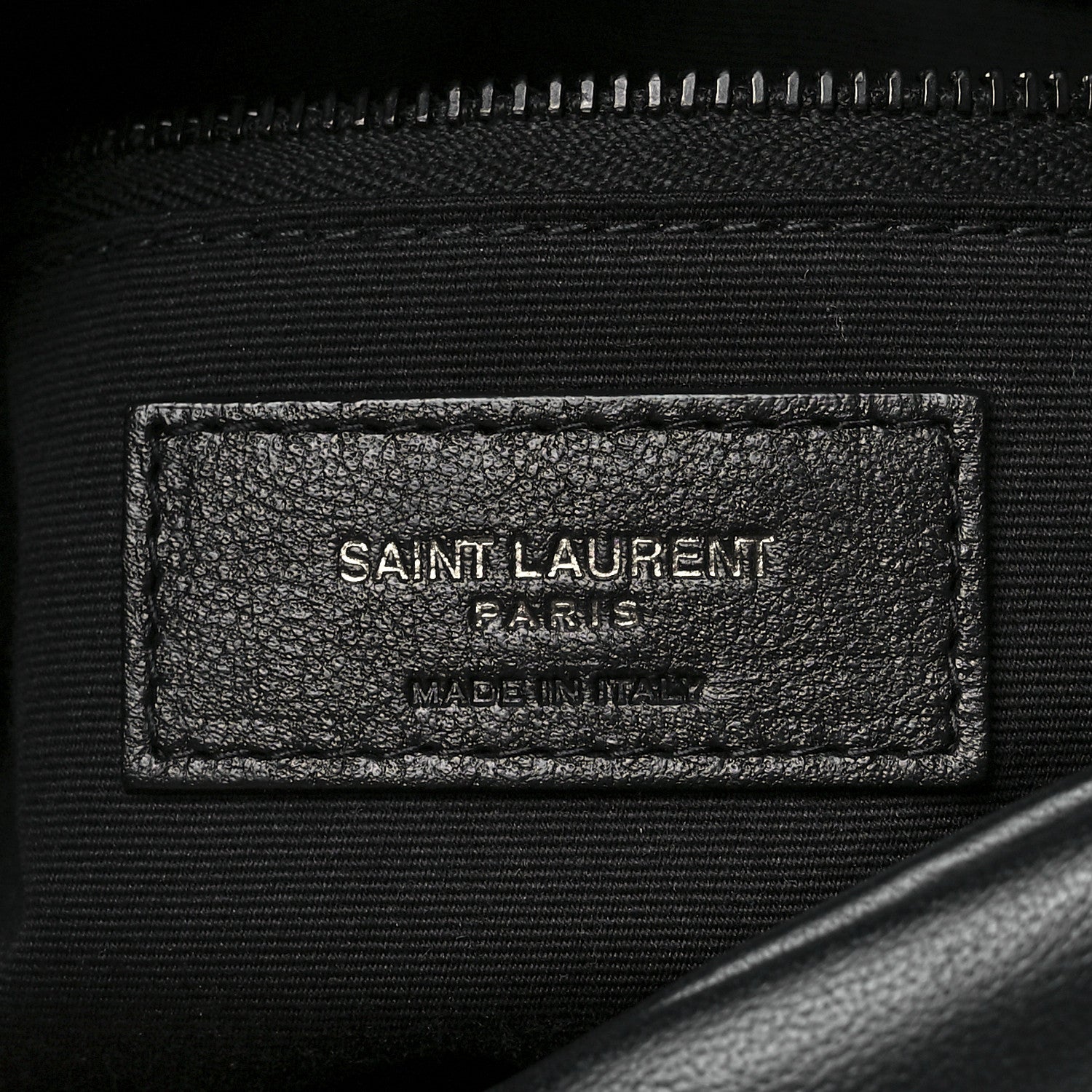 Saint Laurent Lambskin Quilted Small Loulou Puffer Monogram Chain Satchel Black 6 of 11