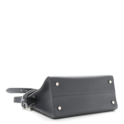 Christian Dior Bullcalf Medium Diorever Flap Meteorite Grey 4 of 12