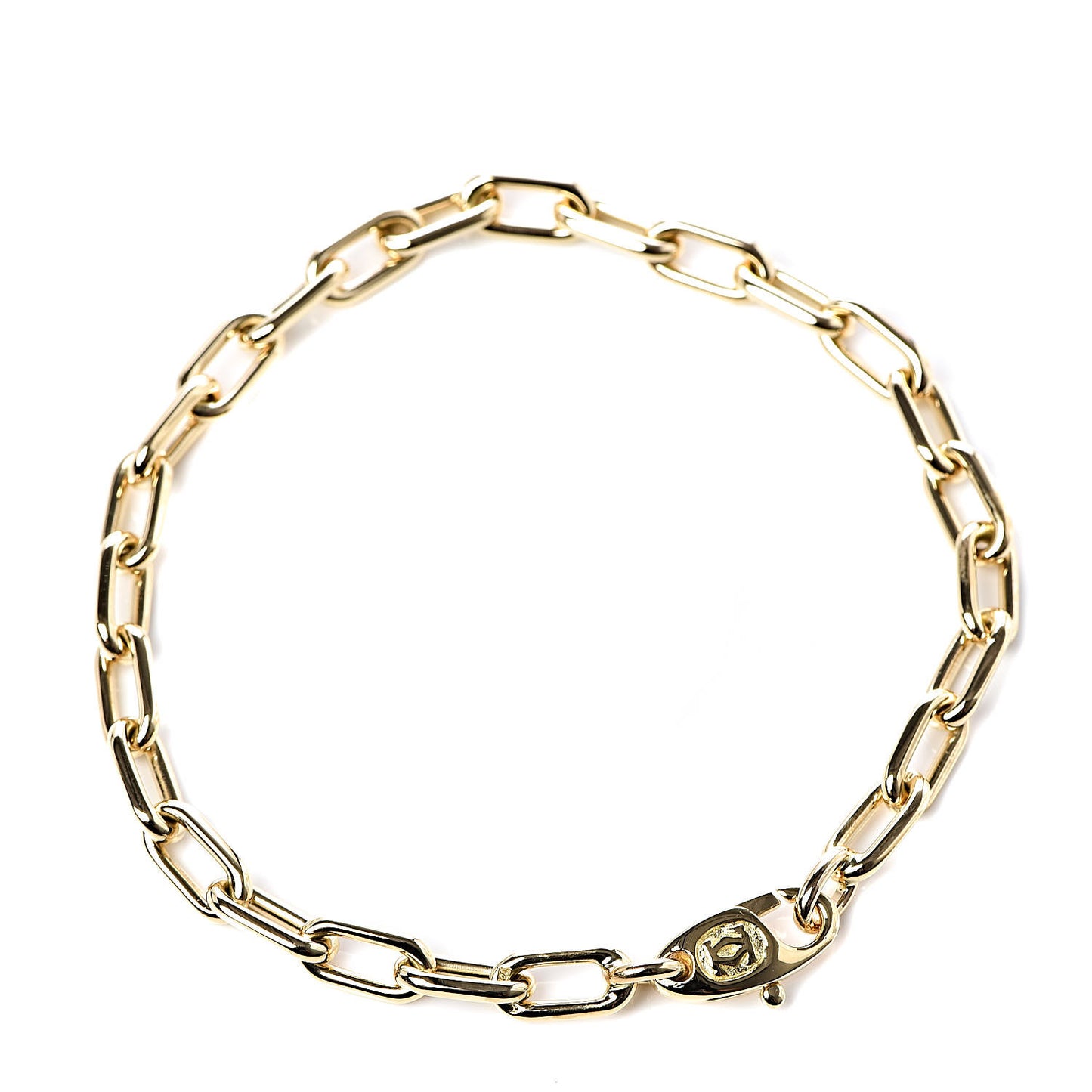 18K Yellow Gold Spartacus Link Chain Bracelet