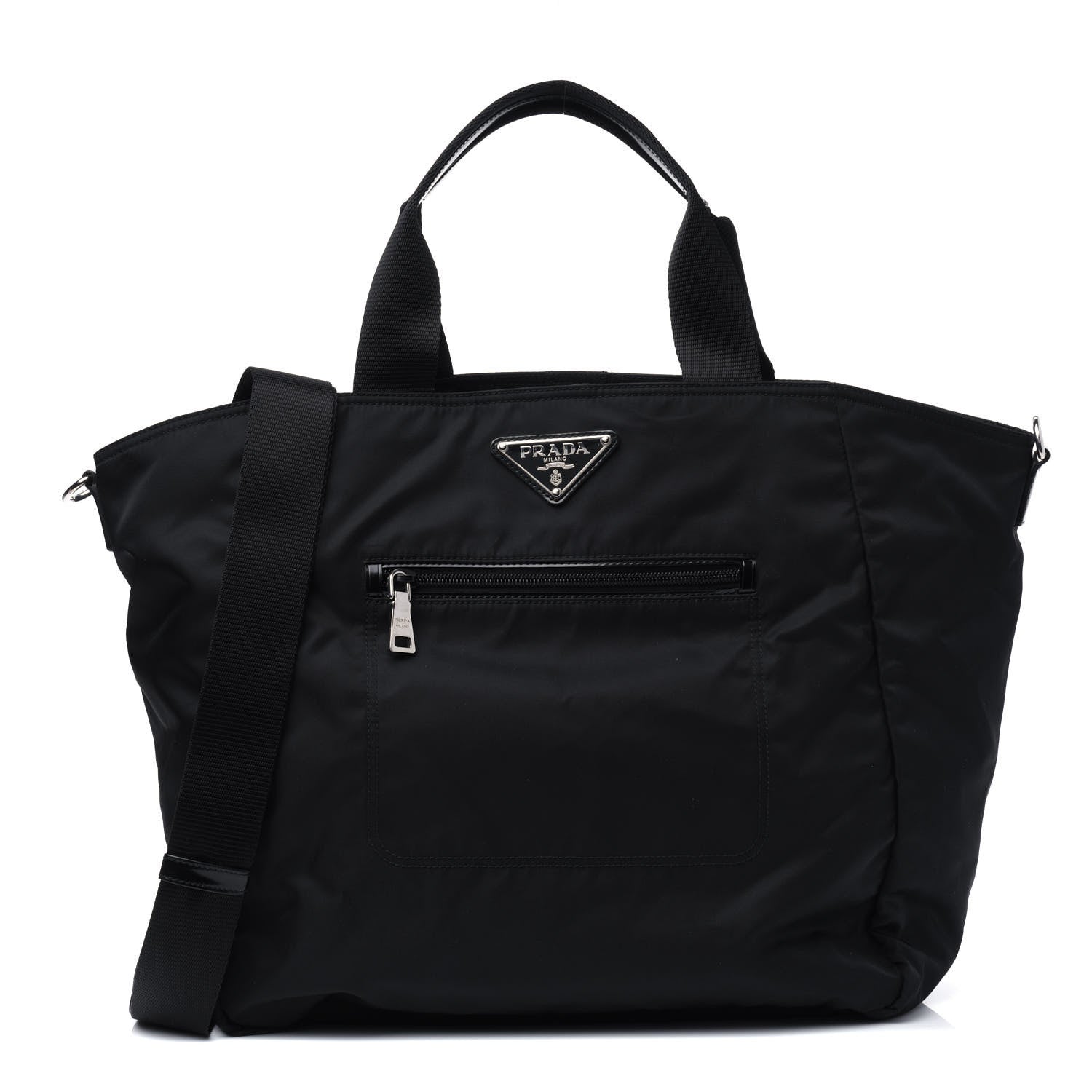 Prada Tessuto Nylon Tote Black 1 of 14