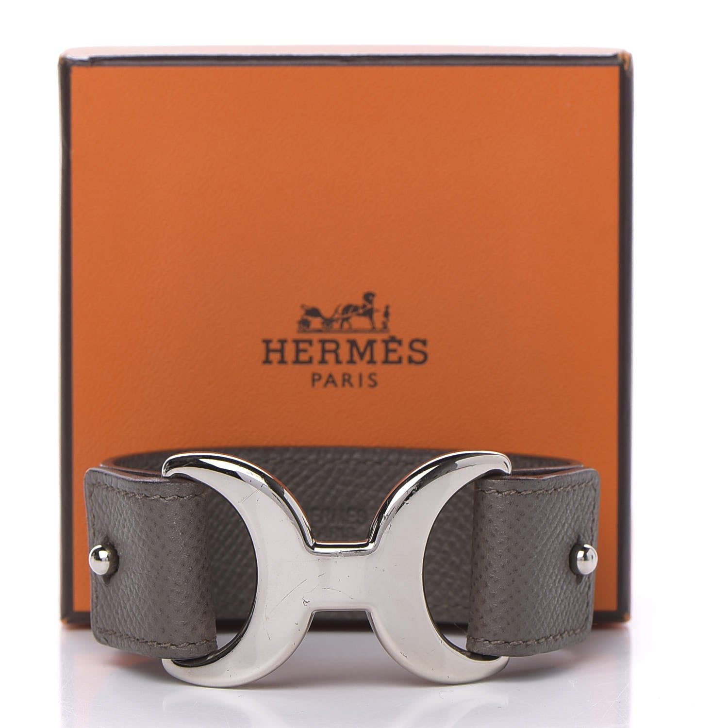 Hermes Epsom Pavane Cuff M Etain 6 of 6