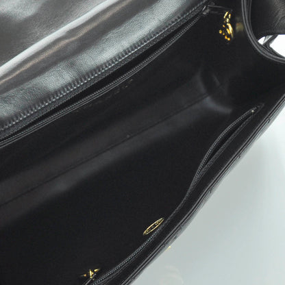 Chanel Lambskin Chevron Flap Bag Black 9 of 12