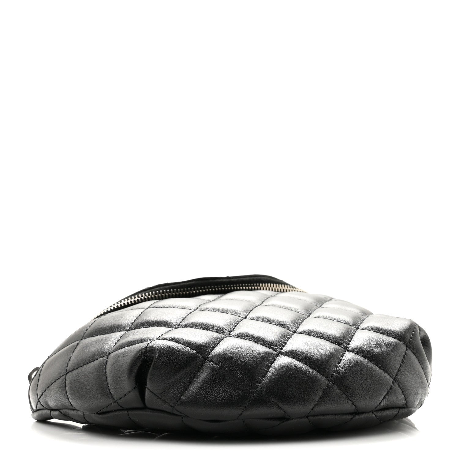 Chanel Calfskin Quilted Waist Belt Bag Black 4 of 11