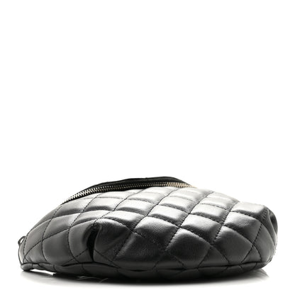 Chanel Calfskin Quilted Waist Belt Bag Black 4 of 11