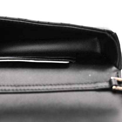 Christian Dior Lambskin Cannage Dior Talk Phone Pouch Black 5 of 10