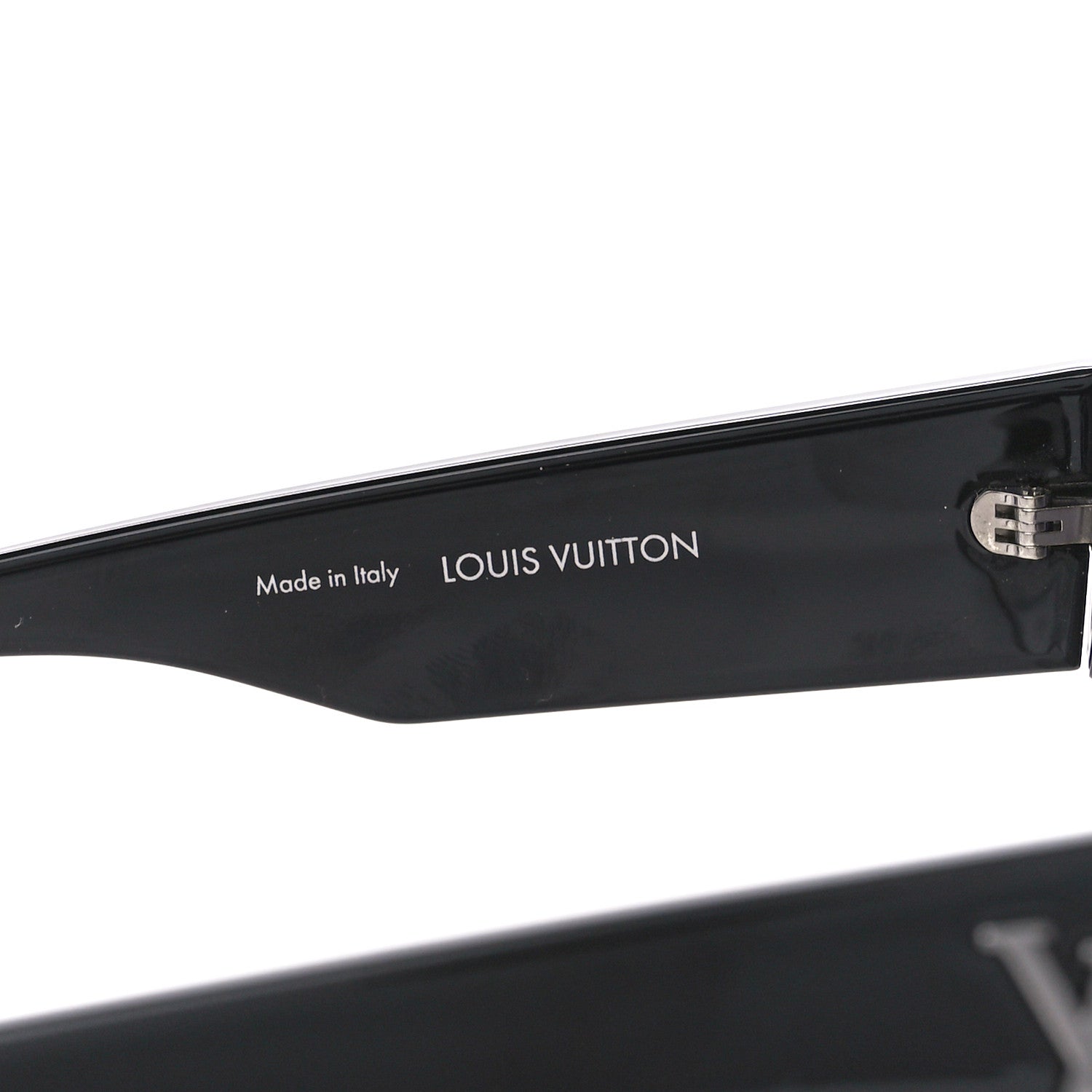 Louis Vuitton Acetate Swarovski Crystal Cyclone Sunglasses Z1736E Black 5 of 9