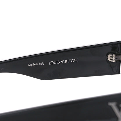 Louis Vuitton Acetate Swarovski Crystal Cyclone Sunglasses Z1736E Black 5 of 9