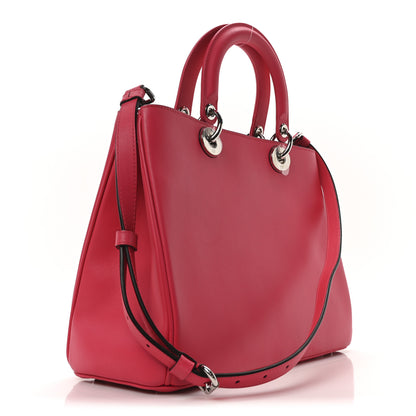 Christian Dior Smooth Calfskin Medium Diorissimo Tote Fuchsia 4 of 10