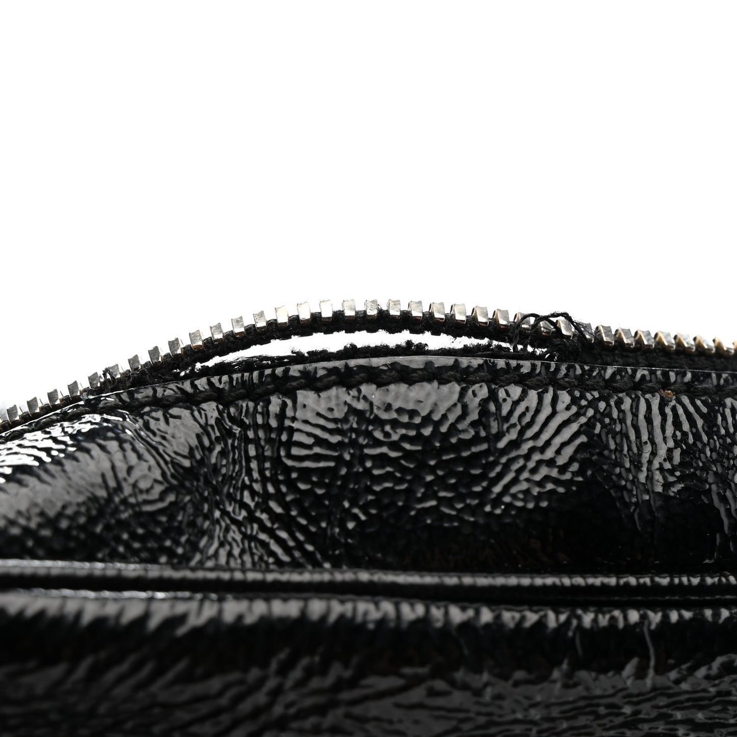 Soft Patent Small Soho Disco Bag Black