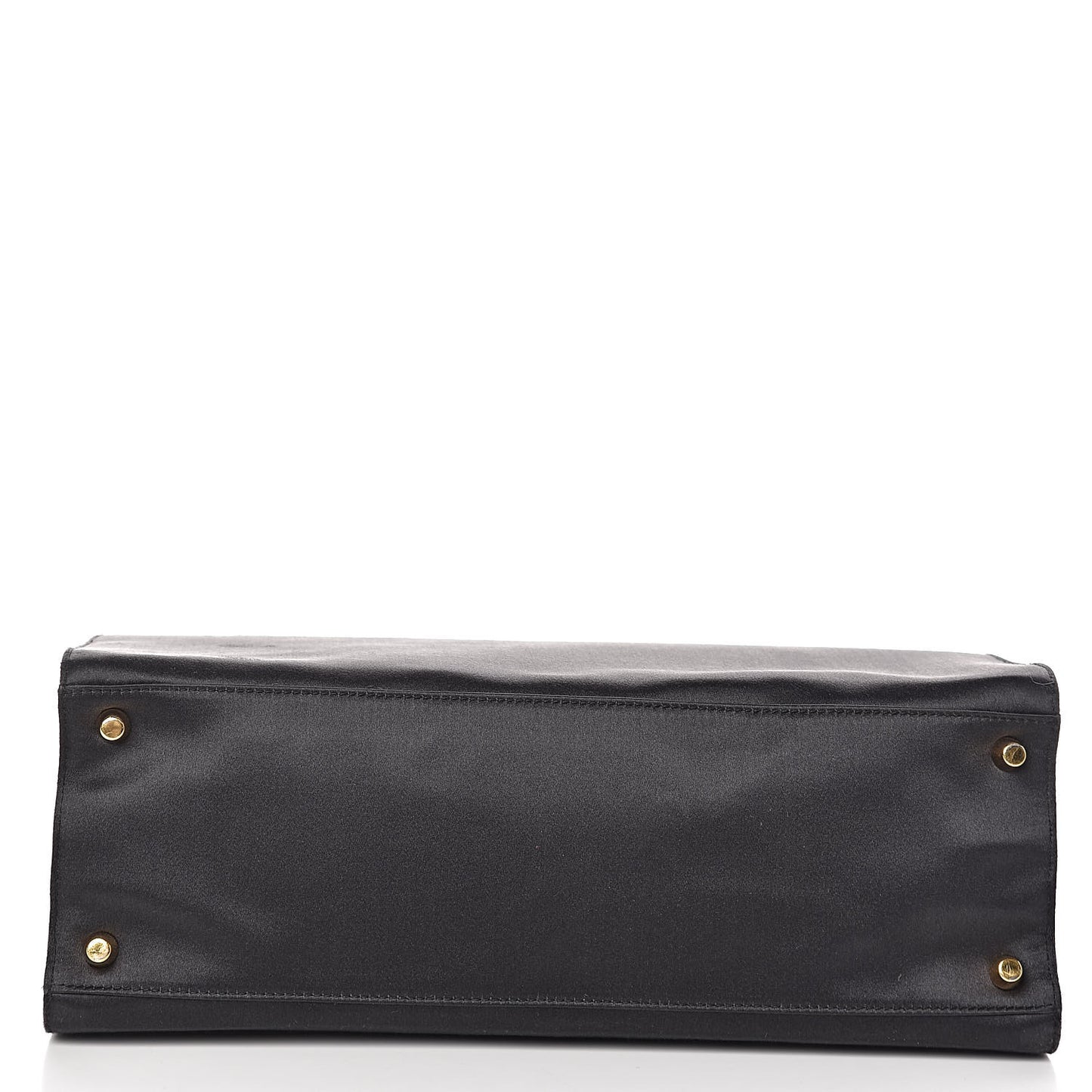 Satin Framed Bag Black