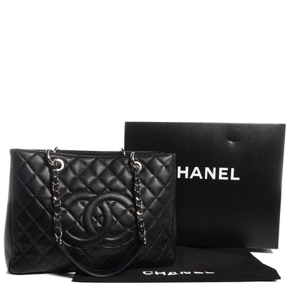 Chanel Caviar Grand Shopping Tote GST Black 5 of 8