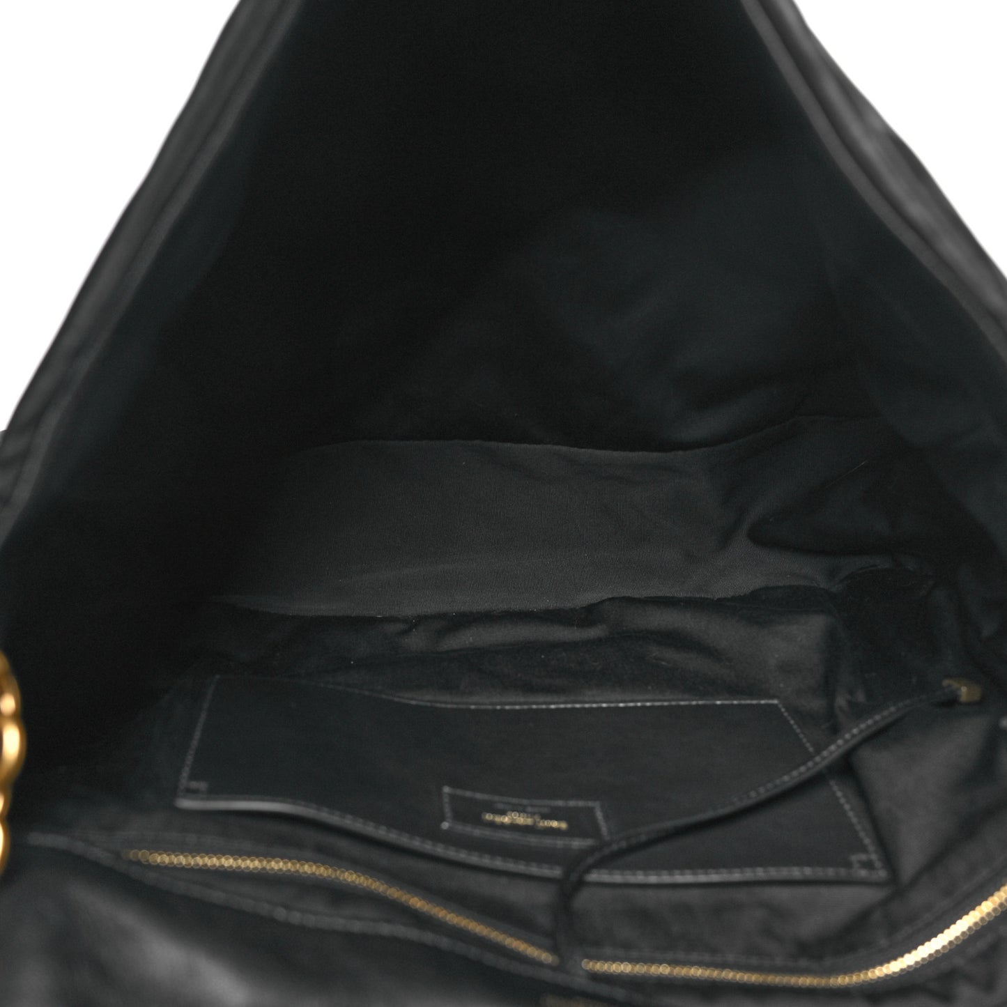 Lambskin Matelasse Monogram Large Jamie 4.3 Black