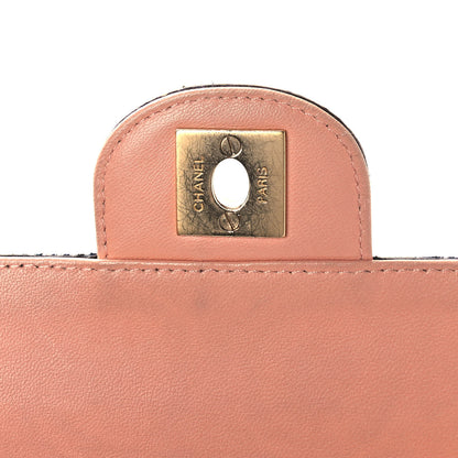 Chanel Pony Hair CocoDouble East West Flap Black Rose 13 of 15