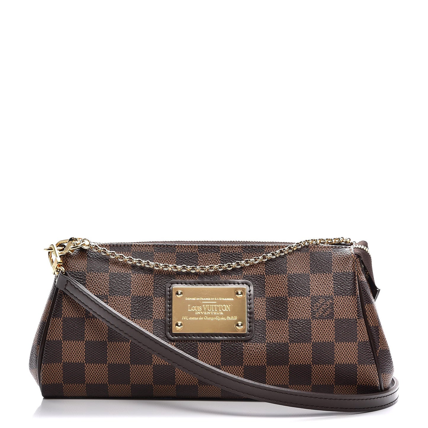 Damier Ebene Eva Clutch