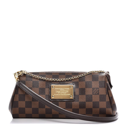 Louis Vuitton Damier Ebene Eva Clutch 1 of 8