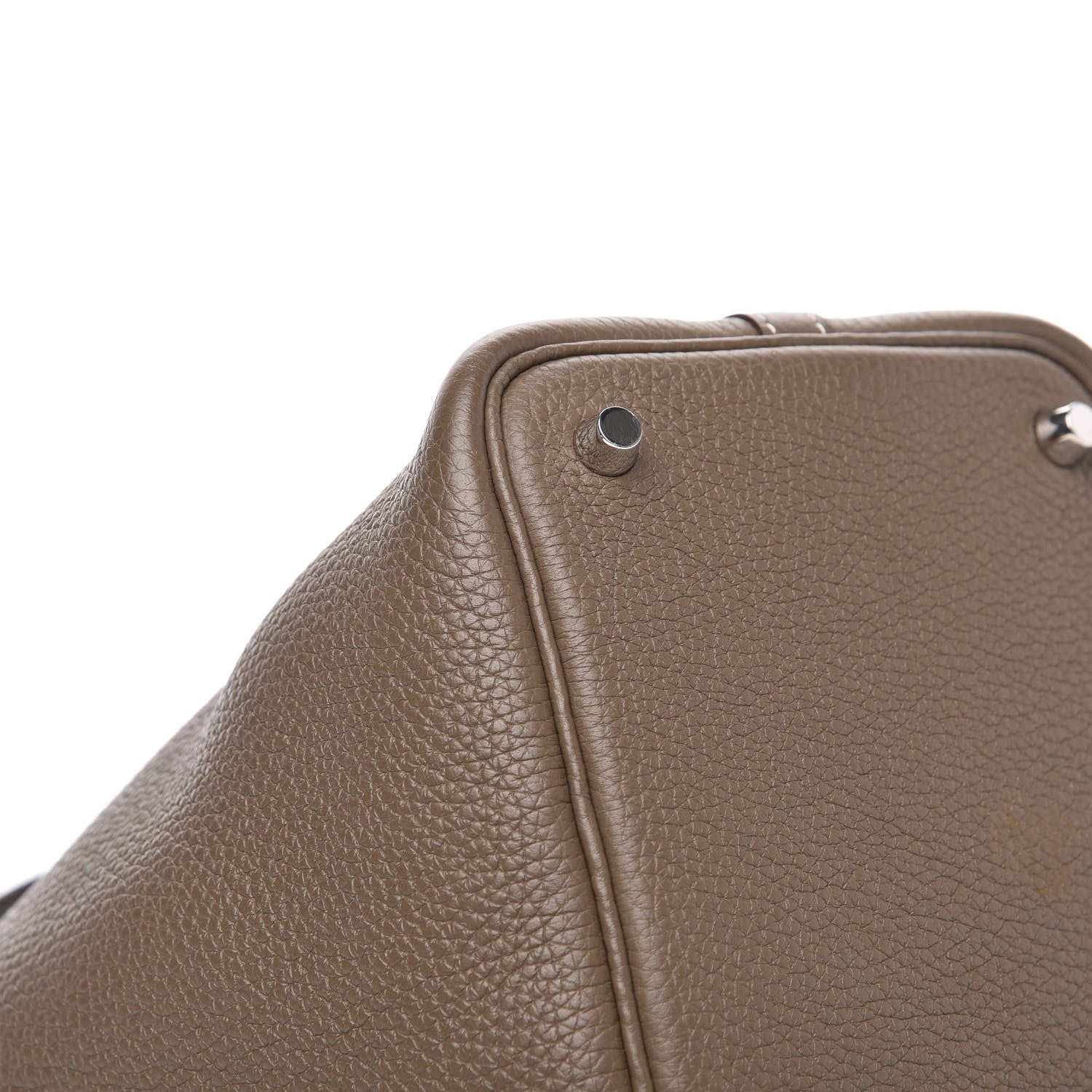 Hermes Taurillon Clemence Picotin Lock 18 PM Etoupe 9 of 11