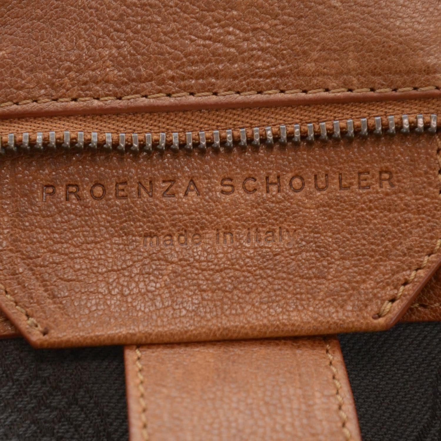 Proenza Schouler Lambskin Large PS1 Satchel Saddle 5 of 8