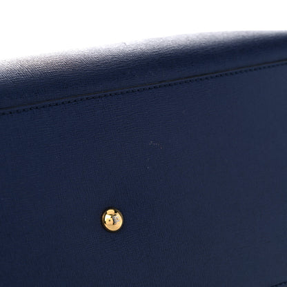 Fendi Vitello Elite Regular 2Jours Tote Blue 14 of 17