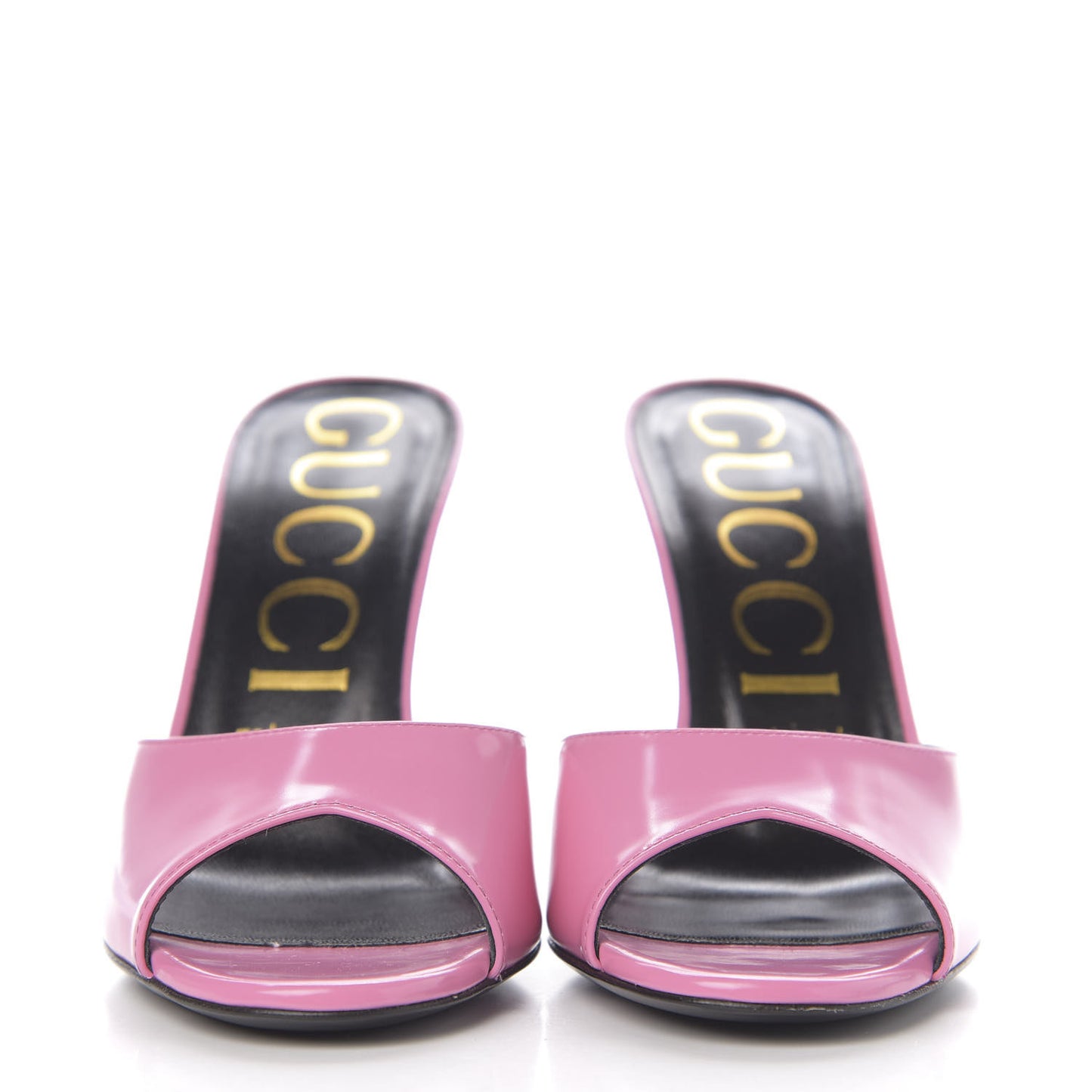 Calfskin High-Heel Slide 38 Bubblegum Pink