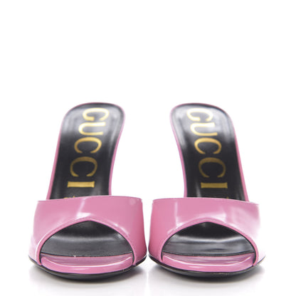 Gucci Calfskin High-Heel Slide 38 Bubblegum Pink 2 of 9
