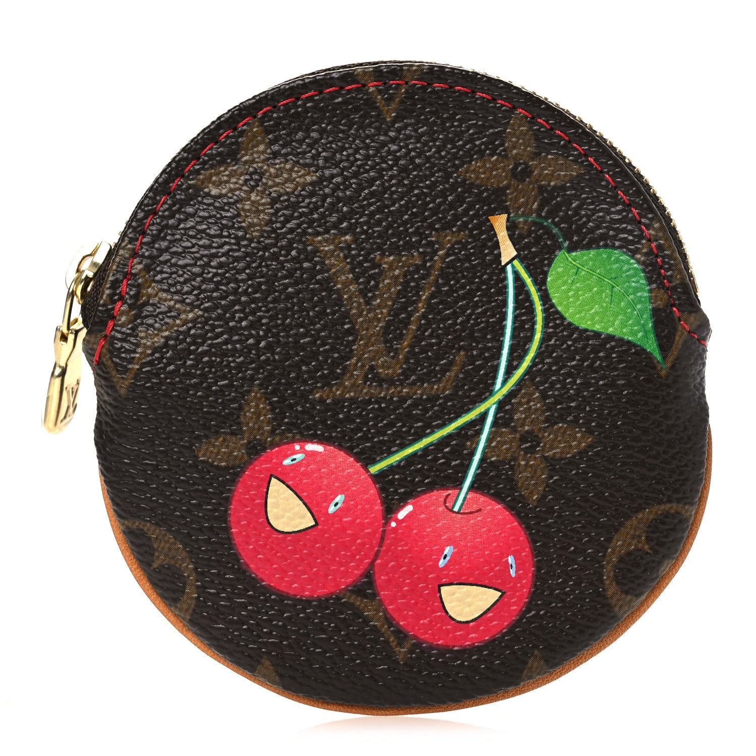 Louis Vuitton Monogram Cerises Round Coin Purse 1 of 8